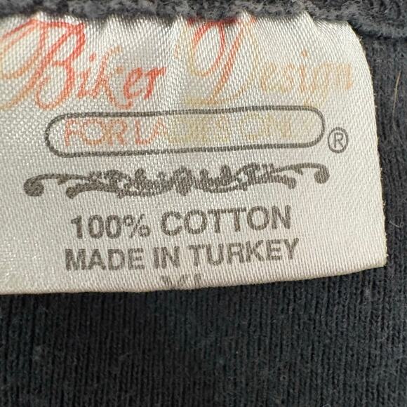 Vintage 2001 Sturgis Rally ButtonUp Tshirt Wolf Dreamcatcher Women’s size Xlarge - Picture 4 of 4